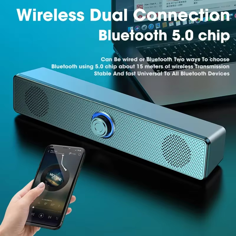 บลูทูธ 5.0 4D ซาวด์บาร์แบบมีสา - Home Cinema Wireless บทวิจารณ์และราคา
